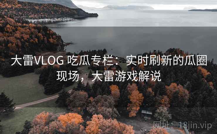 大雷VLOG 吃瓜专栏：实时刷新的瓜圈现场，大雷游戏解说